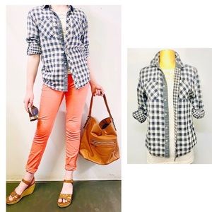 MACY’s 100% Cotton Button up Top - Worn Once